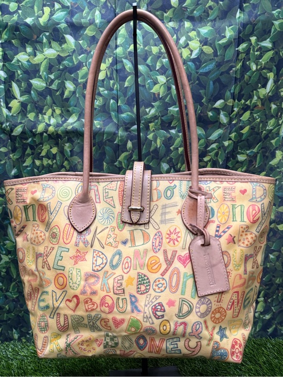 Dooney & Bourke Handbags - Vintage Y2K Dooney & Bourke multi Ruby doodle graffiti tote bag